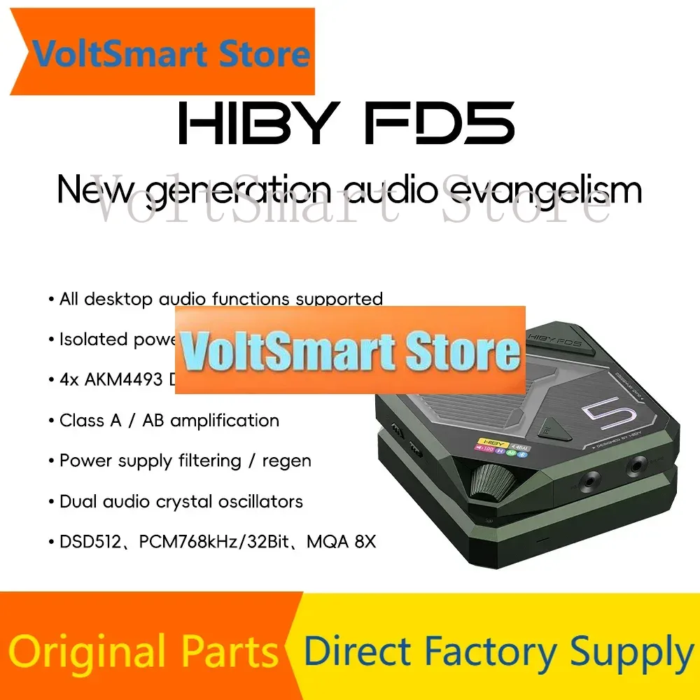 Dac Akm4493 Usb Dsd512 - VoltSHiby Fd5 Amplificateur de casque sans