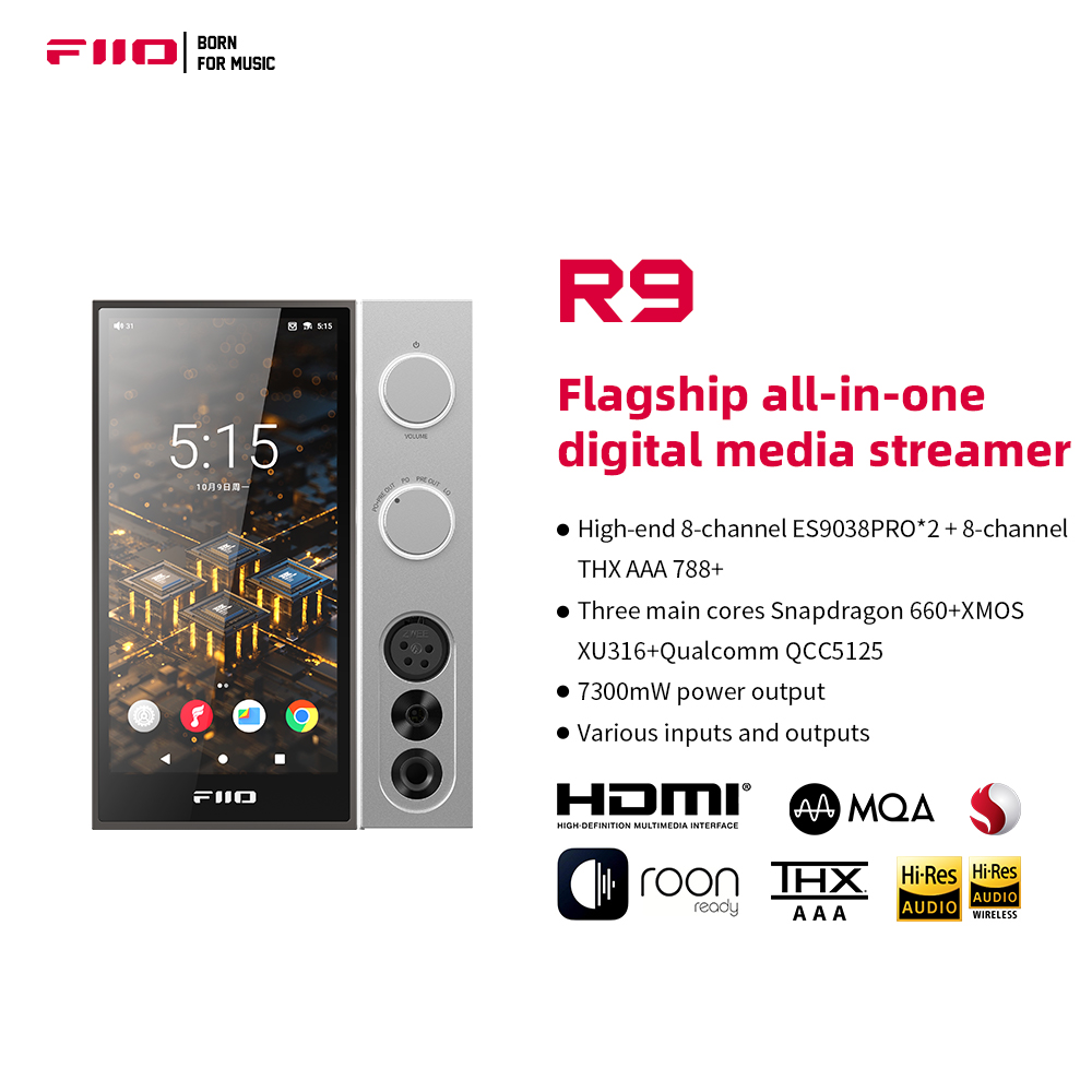Dac Streamer Network Player - FiiO R9 Android médias streamer lecteur
