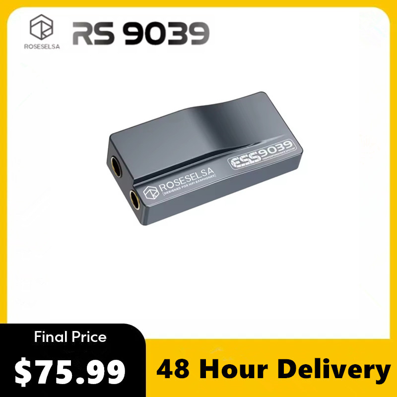 Dac With Headphone Amp Balanced - ROSESELSA RS9039 DAC/AMP USB portable de