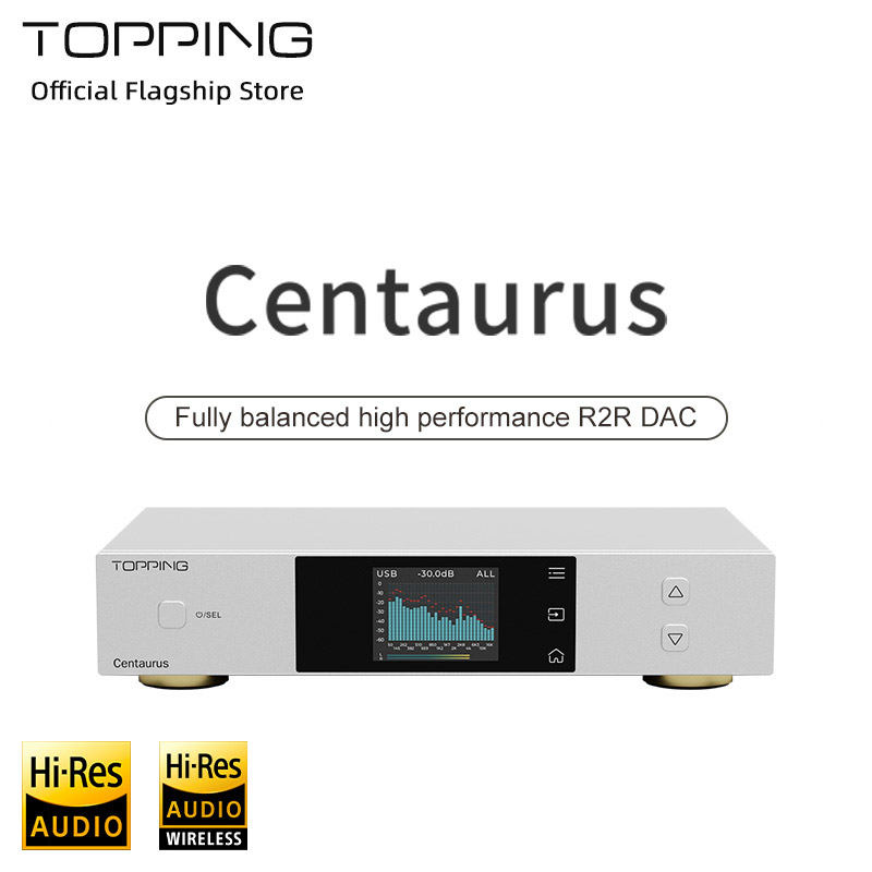 R2R Dac Balanced Xlr - Décodeur Centaurus TOPPING entièrement équilibré haute