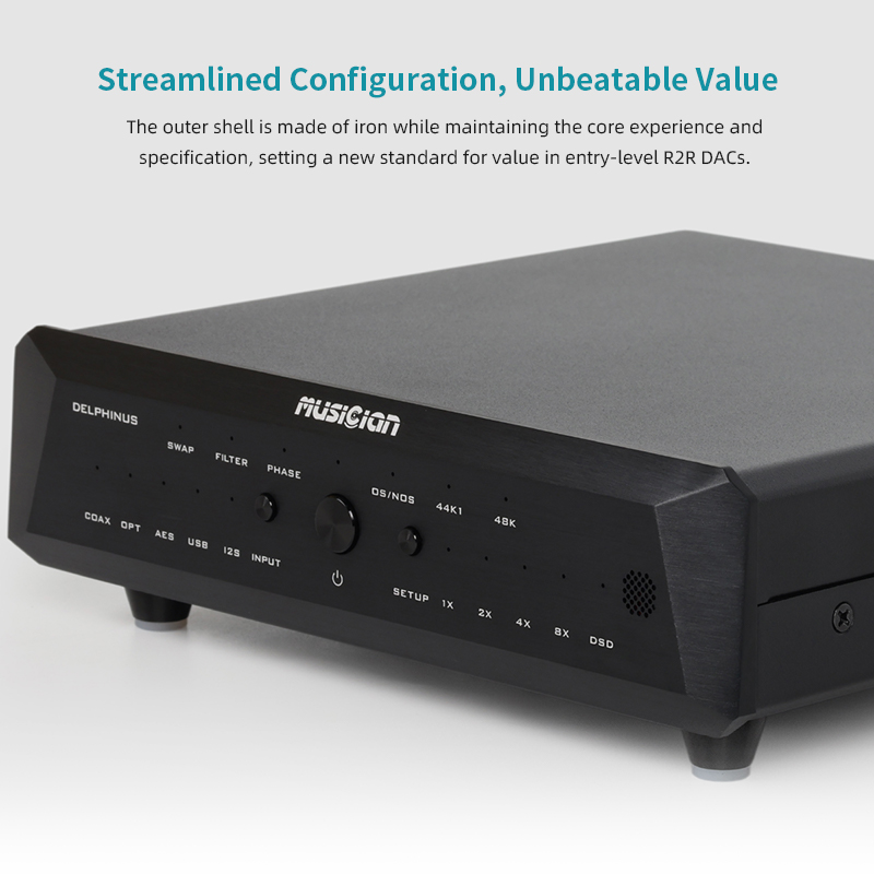 MUSICIAN DELPHINUS R2R DAC RCA - Dac I2S Hdmi Input avis et prix