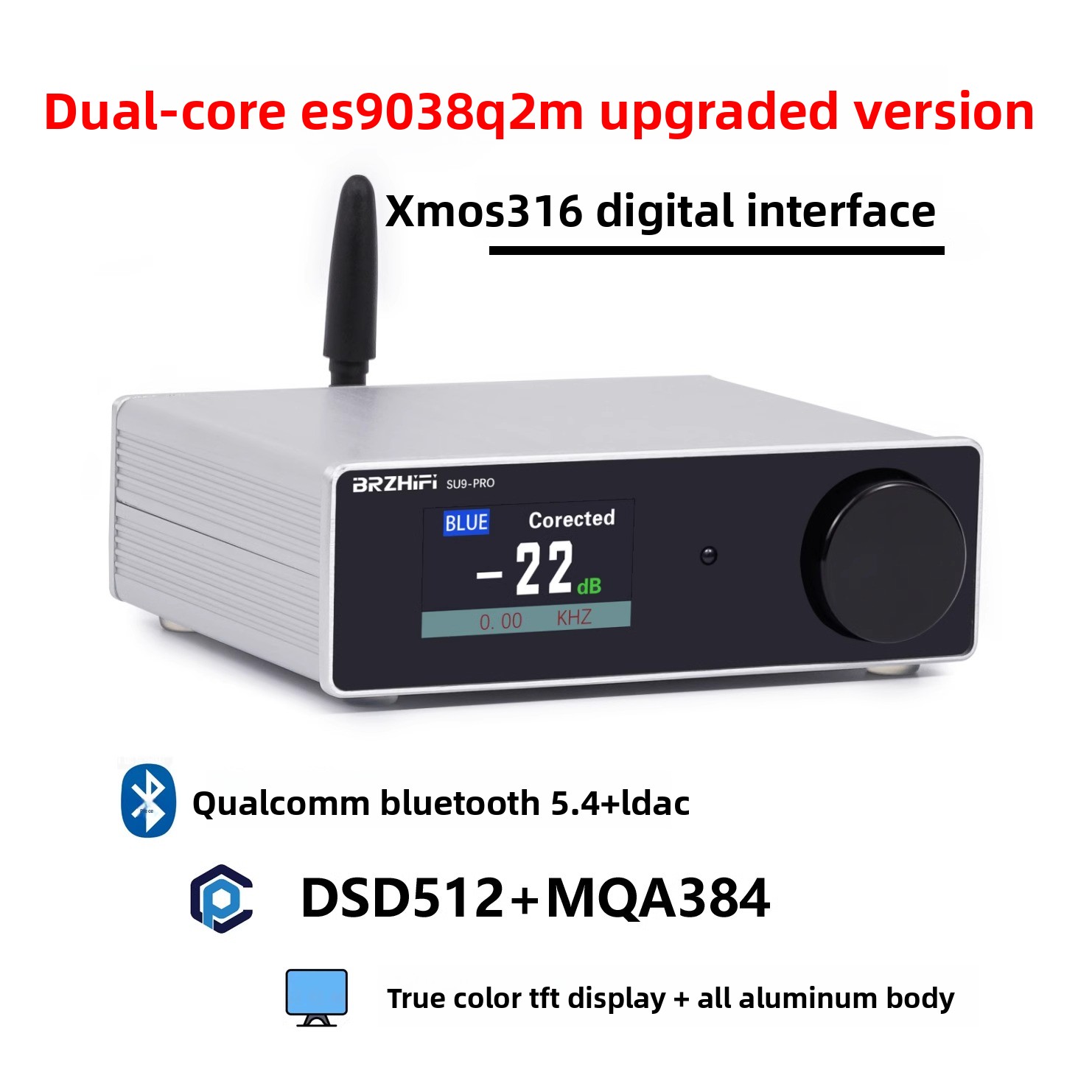 Weiliang SU9PRO double cœur ES - Dac Usb Coaxial Optical Bluetooth avis et prix
