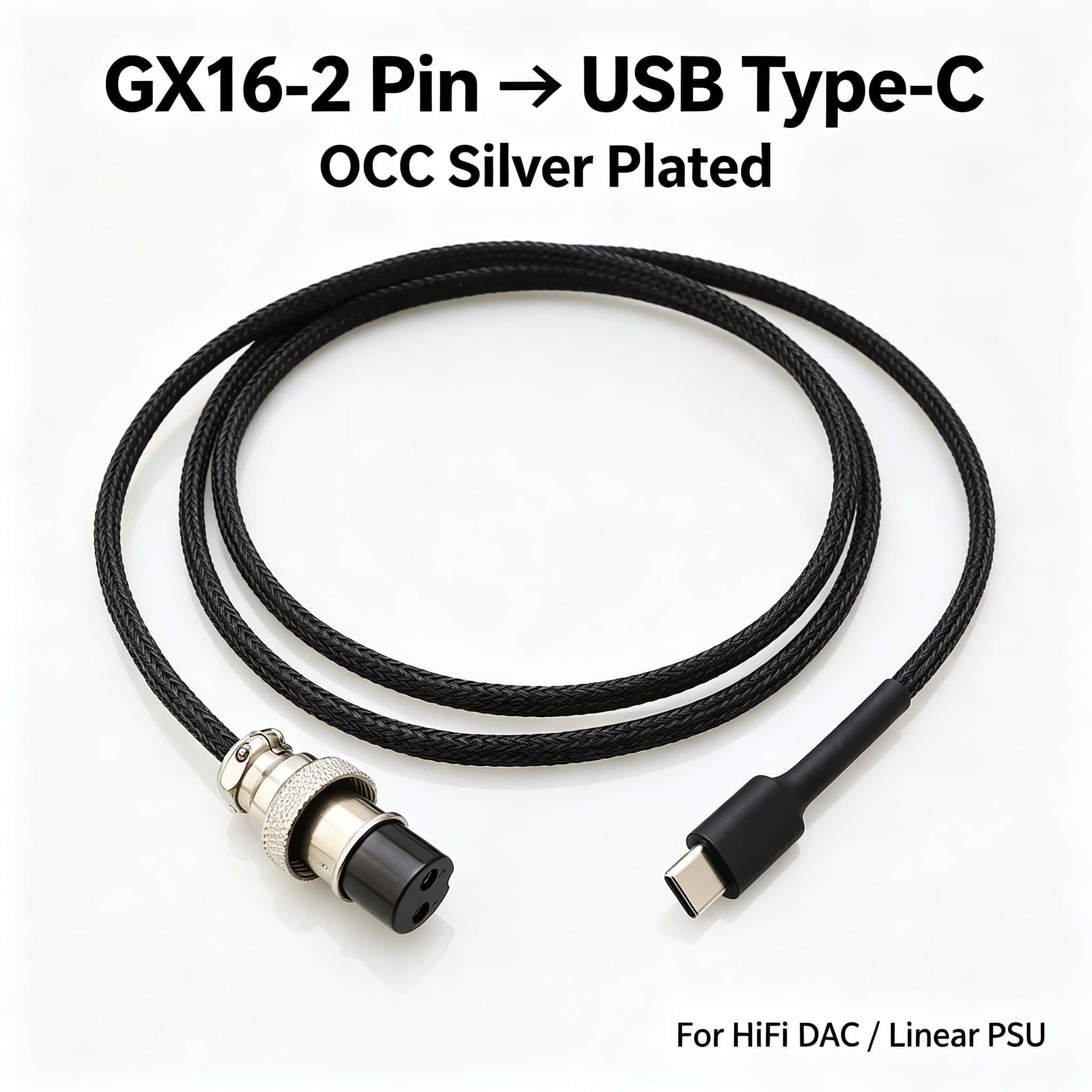 Câble Audiocrast GX16-2 Pin ve - Portable Dac Dongle Usb C avis et prix