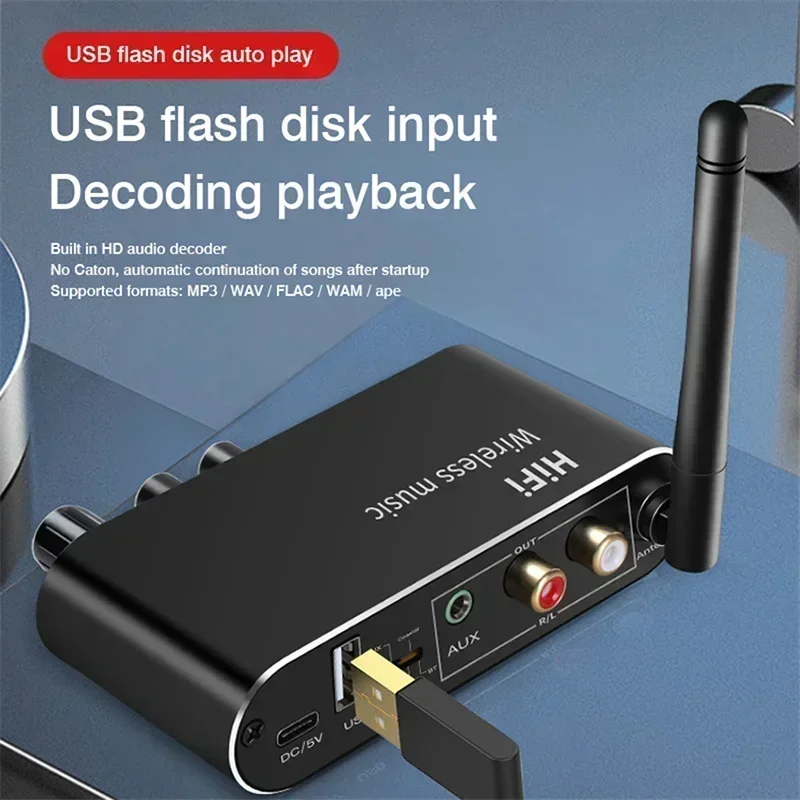 Récepteur Audio Bluetooth 5.1  - Dac Usb Coaxial Optical Bluetooth avis et prix