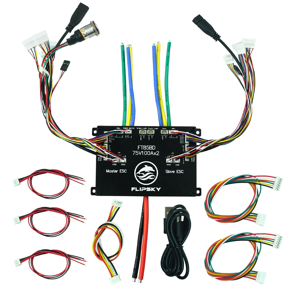 FLIPSKY FT85BD touristes ESC 8 - Dual Ess9038 Dac avis et prix
