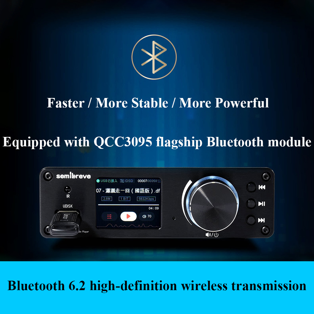 Lecteur audio numérique avec d - Dac Usb Coaxial Optical Bluetooth avis et prix