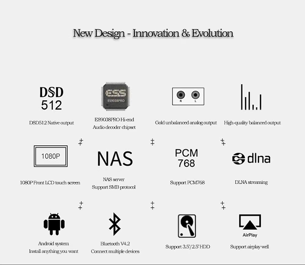 Décodeur audio haute résolutio - Dac Streamer Network Player avis et prix
