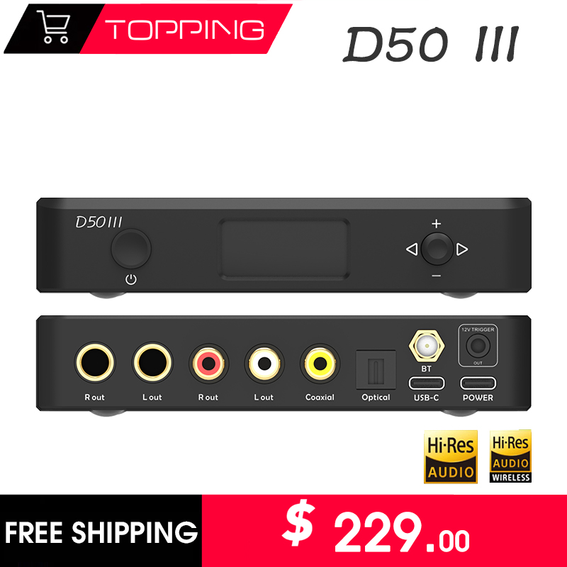 TOPPING D50III décodeur Audio  - Dac Usb Coaxial Optical Bluetooth avis et prix