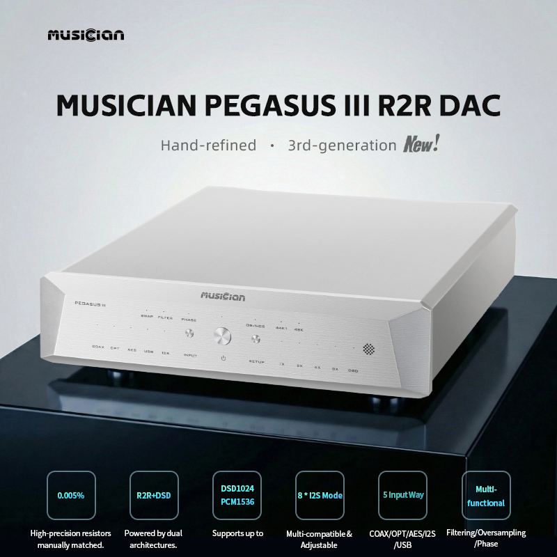 MUSICIAN PEGASUS III DAC R2R 2 - R2R Dac Balanced Xlr avis et prix