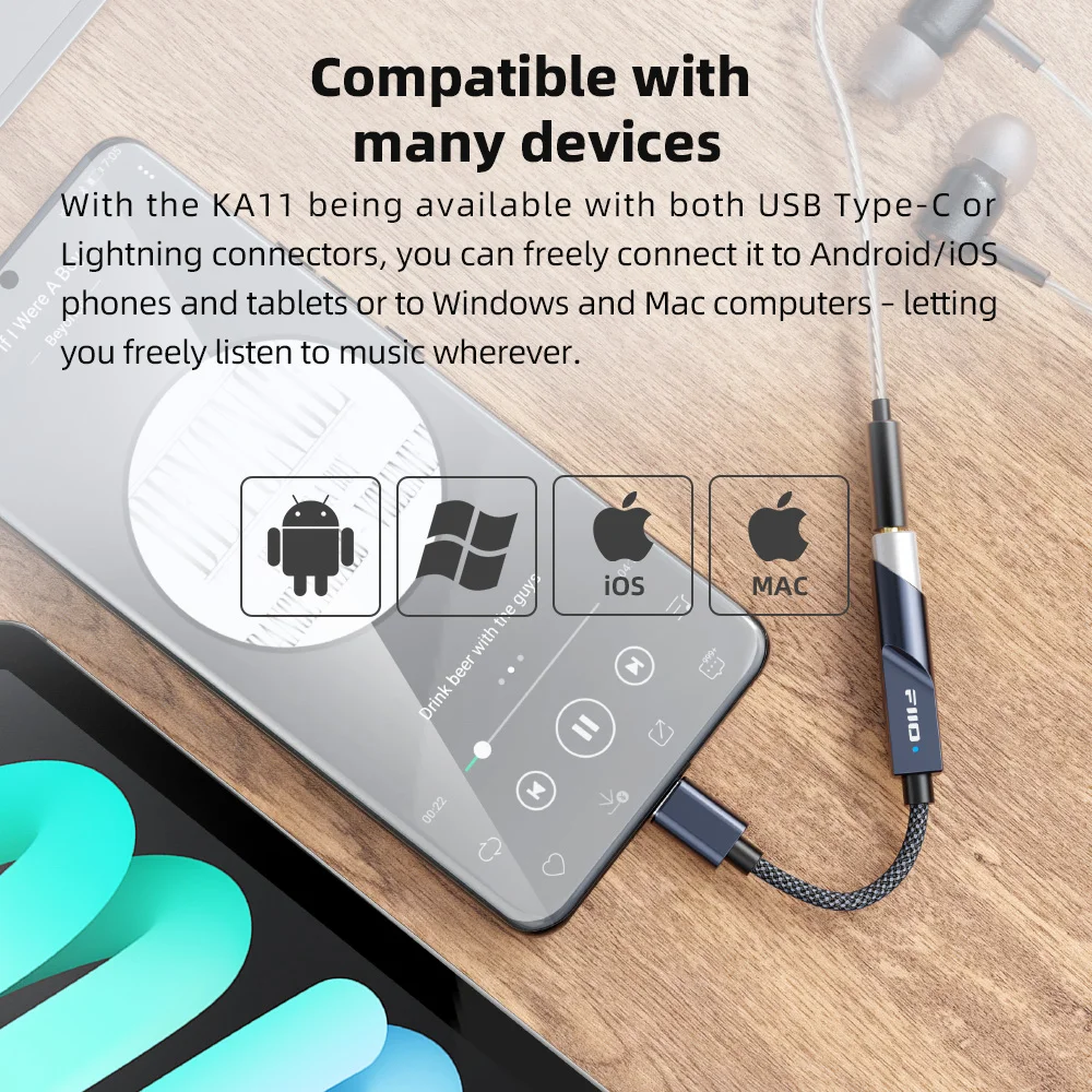 FiiO JadeAudio KA11 Adaptateur - Dual Ess9038 Dac avis et prix