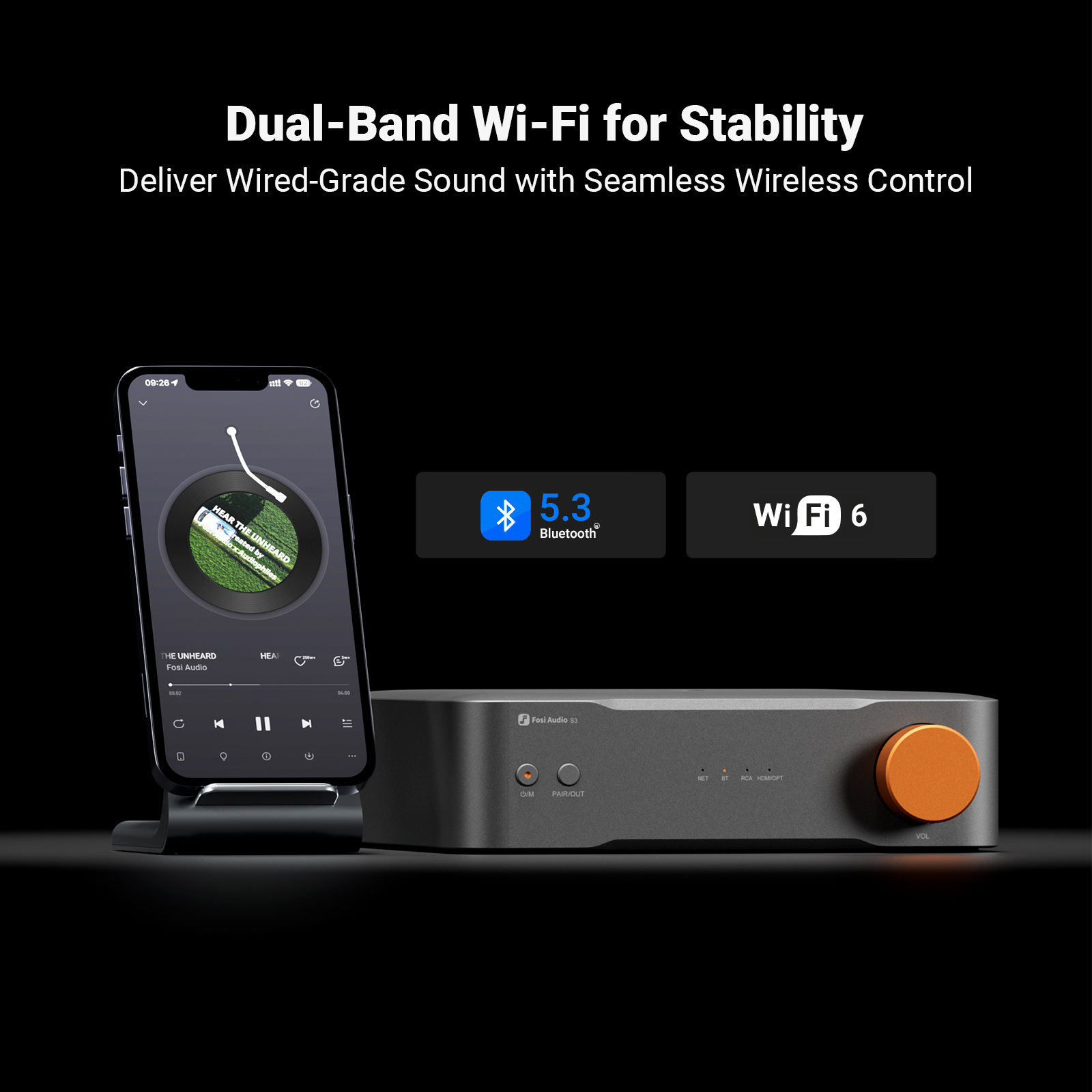 Fosi Audio S3 HiFi Music Strea - Dac Streamer Network Player avis et prix
