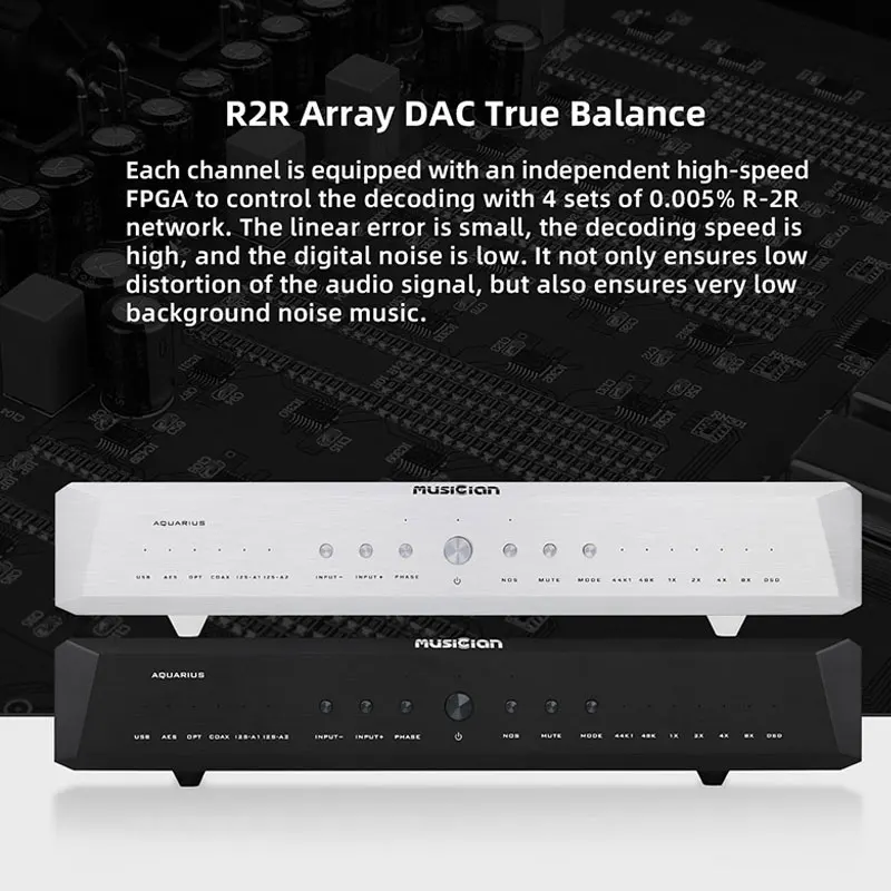 MUSICIAN Aquarius R2R Array DA - Dac I2S Hdmi Input avis et prix